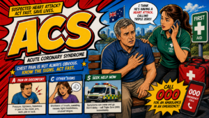 ACS first aid acronym visual guide