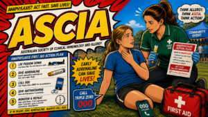 ASCIA first aid acronym visual guide