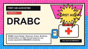 DRABC first aid acronym visual guide