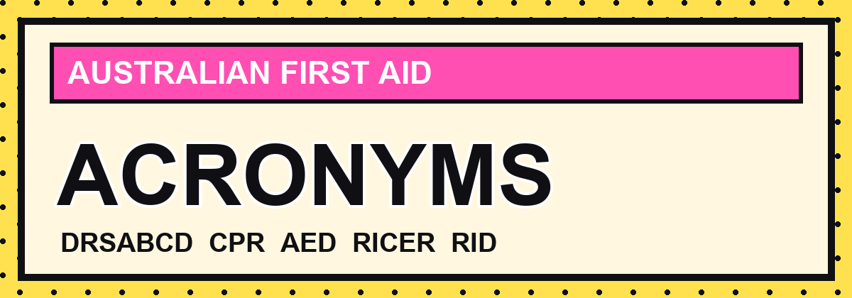 First Aid Acronyms logo