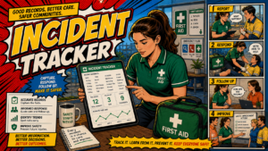 First Aid Incident Tracker visual guide