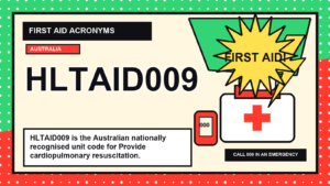 HLTAID009 first aid acronym visual guide