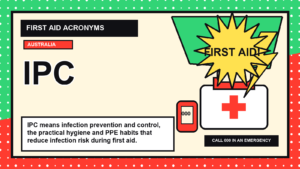 IPC first aid acronym visual guide