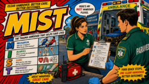 MIST first aid acronym visual guide