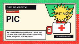 PIC first aid acronym visual guide