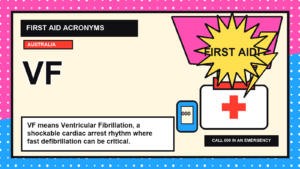 VF first aid acronym visual guide