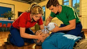 BVM first aid acronym visual guide