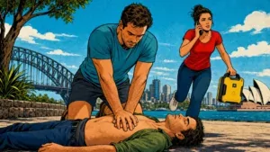 CPR first aid acronym visual guide