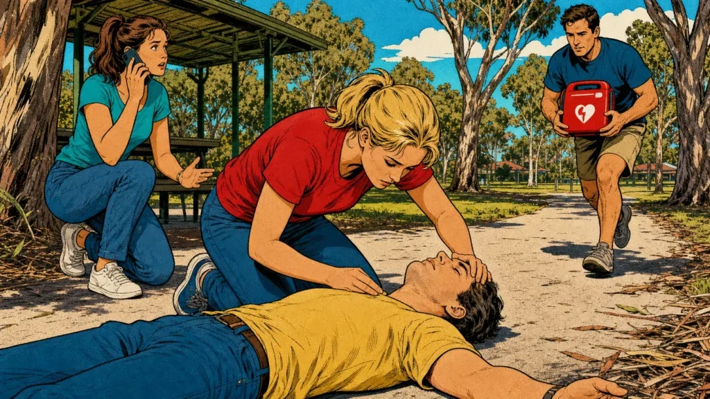 DRABC first aid acronym visual guide